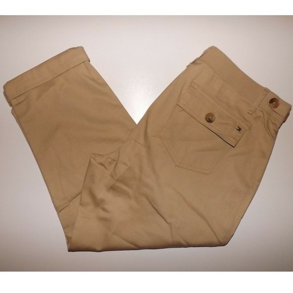 Tommy Hilfiger Pants - Tommy Hilfiger Women Pull On Cornstalk Khaki Capri